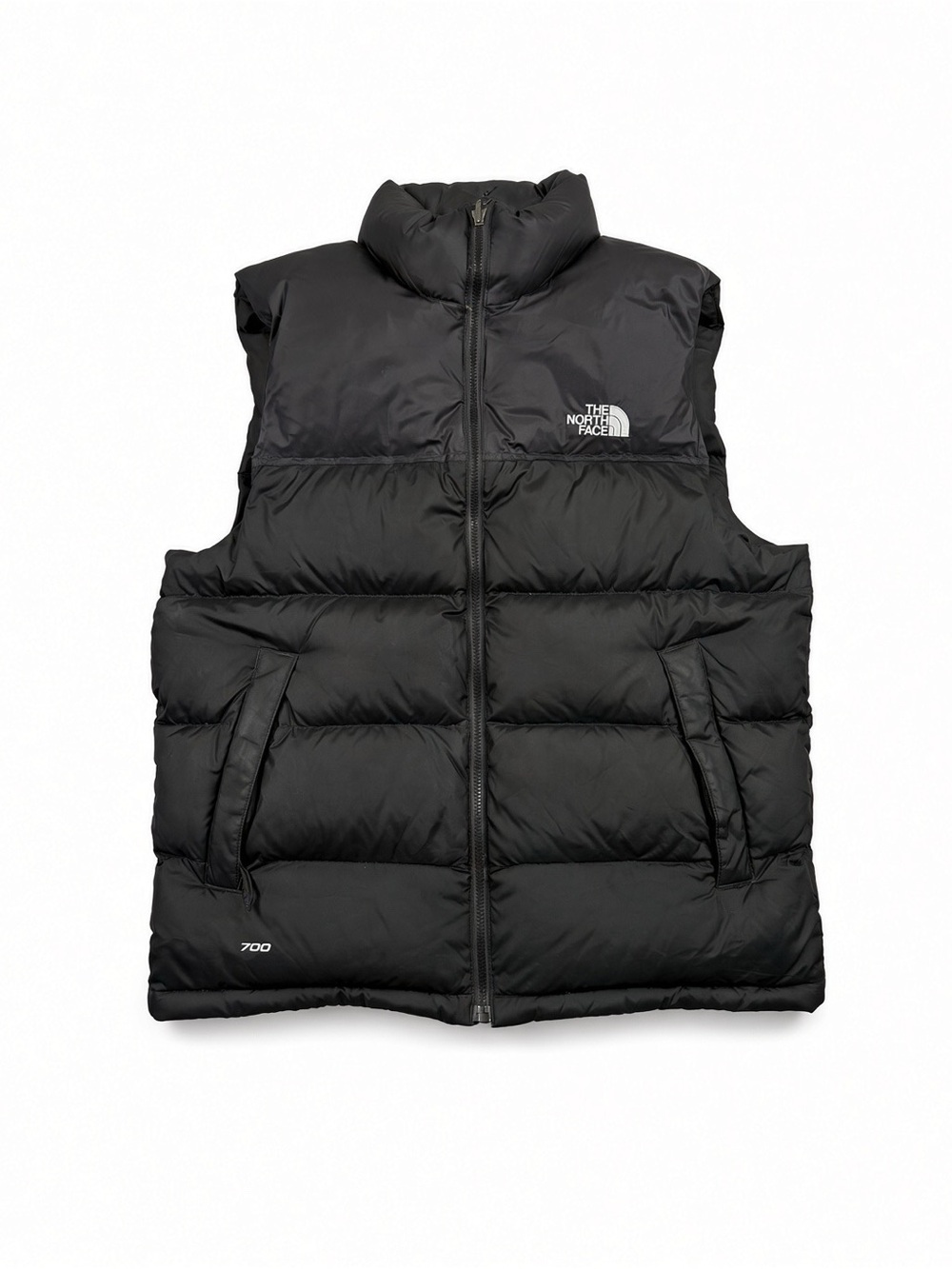 The North Face 700 Fill Down Puffer Vest Black Men's Medium M TNF